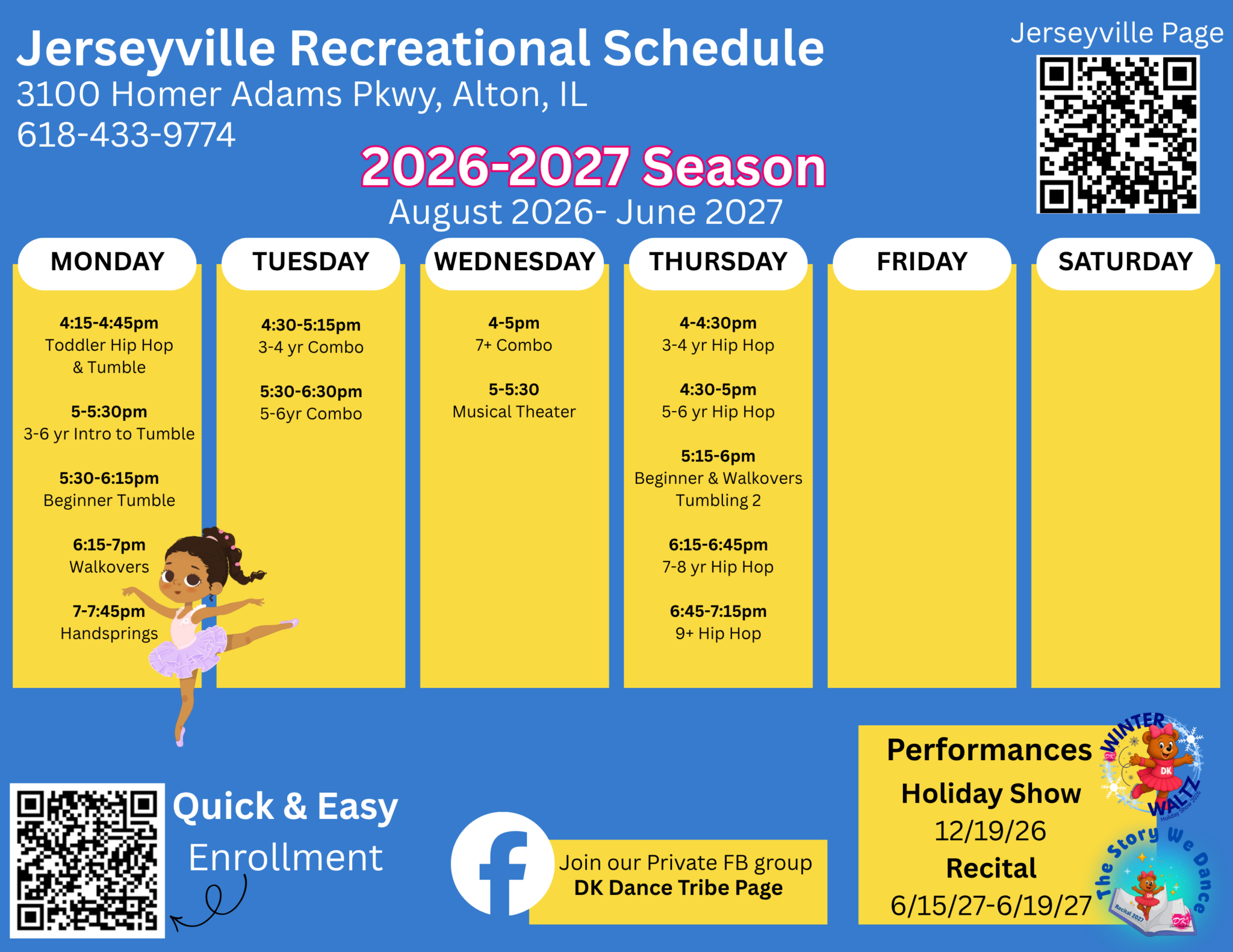 Jerseyville Schedule - New